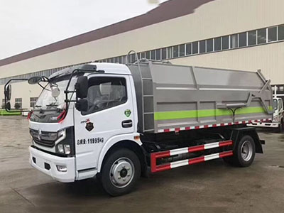 江淮侧方挂桶式垃圾车 国六