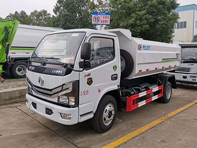 东风挂桶式垃圾车 国六