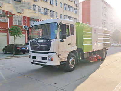 国六东风天锦扫路车12方
