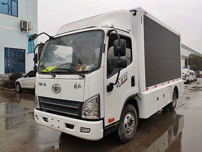 国六解放虎V广告宣传车