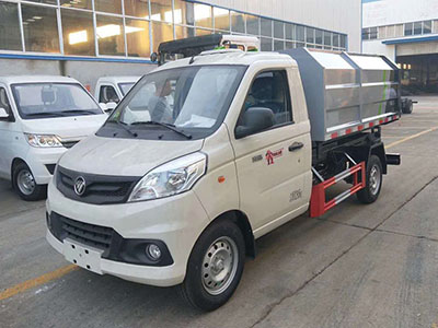 国六福田祥菱3方挂桶垃圾车